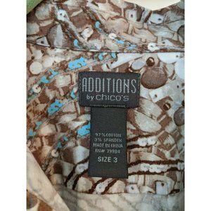 NWOT Chico's Additions Size 3 (XL) LS Shirt